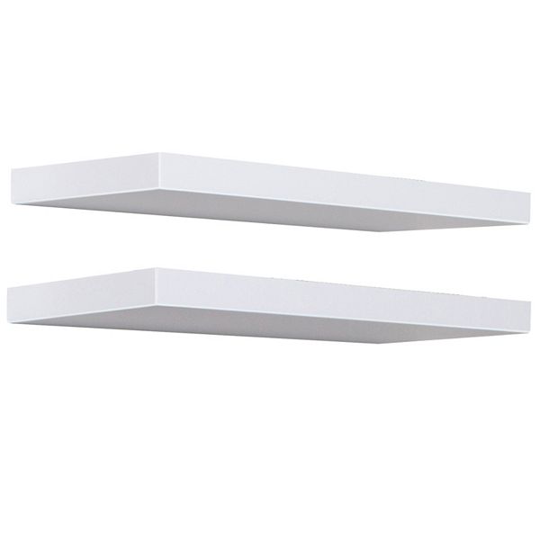 Sorbus Set of 2 Extra Long Decorative Floating Shelves