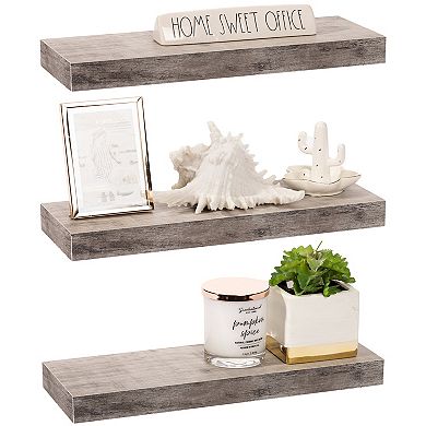 Sorbus Set of 3 Floating Shelves