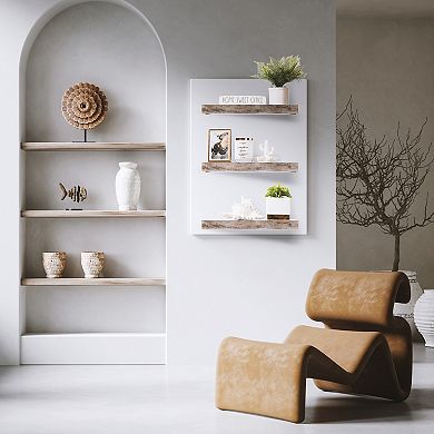 Sorbus Set of 3 Floating Shelves