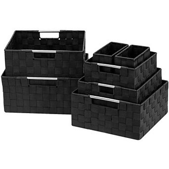 Sorbus Weave 7 pc Storage Basket Set
