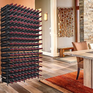 Sorbus Freestanding 150 Bottle Wine Rack Floor Decor