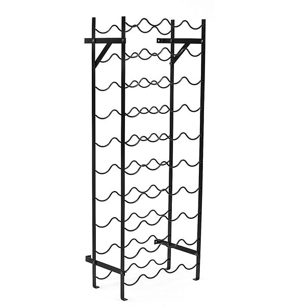 Sorbus Freestanding 40 Bottle Wine Rack Floor Decor
