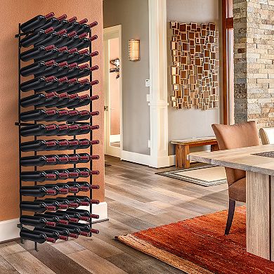 Sorbus Freestanding 75-Bottle Wine Rack