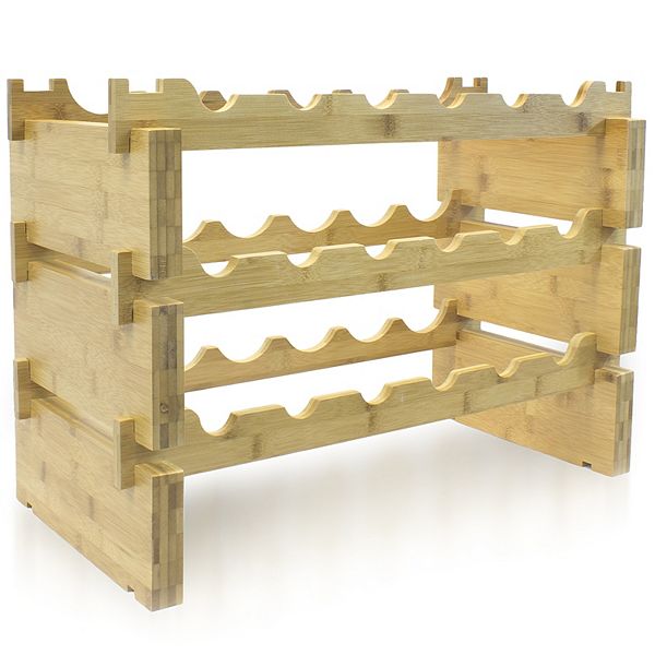 Sorbus 3Tier Stacking Wine Bottle Rack