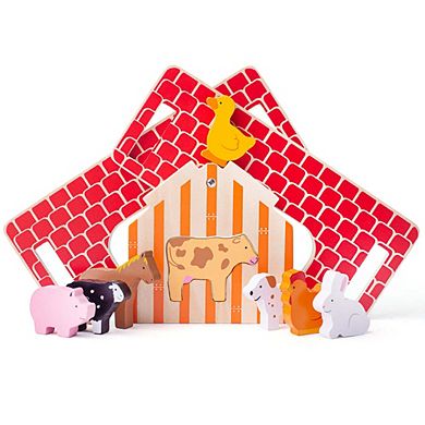 Bigjigs Toys, Farmhouse Sorter