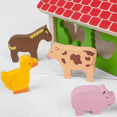 Bigjigs Toys, Farmhouse Sorter