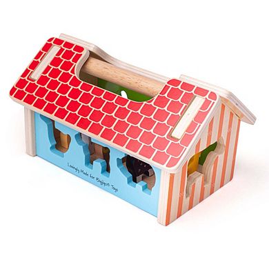 Bigjigs Toys, Farmhouse Sorter