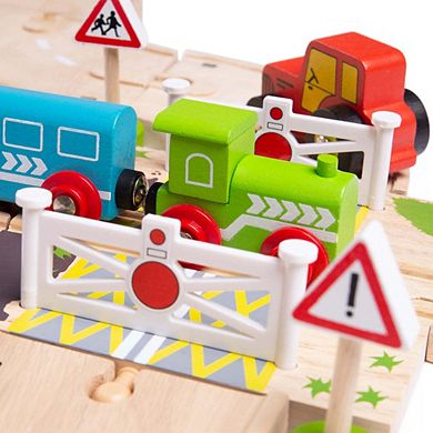 Bigjigs Rail, Road & Rail Train Set