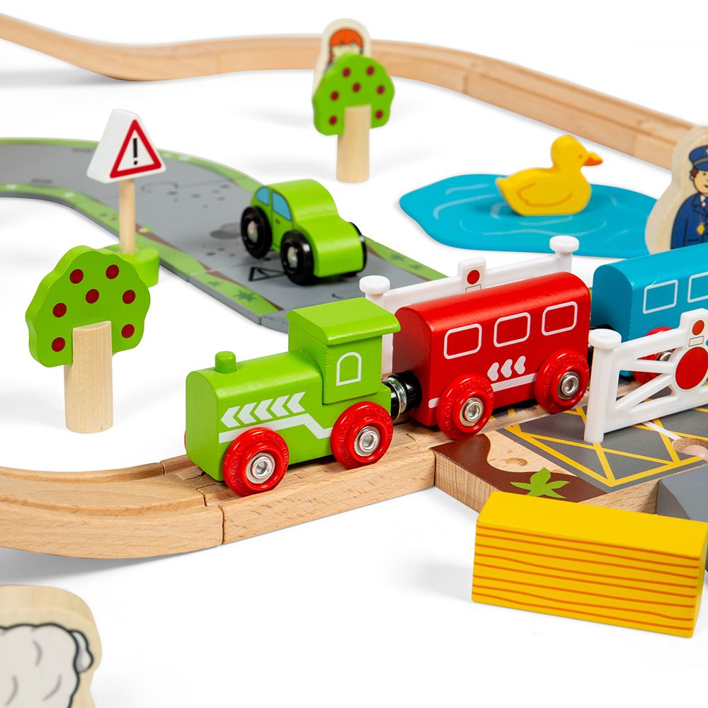 Trenino Elettrico Di Natale Con Babbo Natale - Set Con Binari Per Decorare L'albero, Giocattolo A Batteria Per Bambini