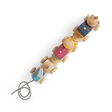 Bigjigs Toys, 100% FSC Certified Activity Pull Along Train