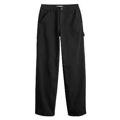 Juniors' SO® High-Waisted Utility Dad Pants