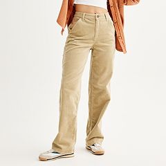 Juniors' Rewash High Rise Cargo Flare Pants