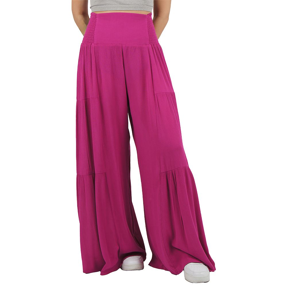 Women s Rewash Tiered Wide Leg Pants