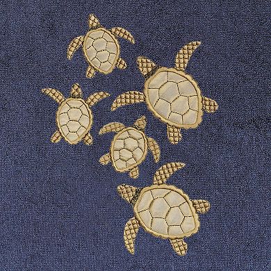 Linum Home Textiles Turkish Cotton Tortuga 3-piece Embellished Towel Set