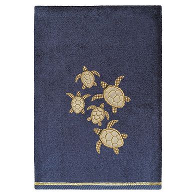Linum Home Textiles Turkish Cotton Tortuga 3-piece Embellished Towel Set