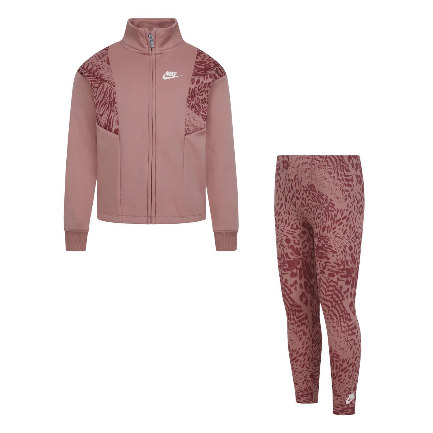 nike pink cheetah jacket