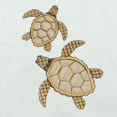 Linum Home Textiles Turkish Cotton Tortuga 3-piece Embellished Hand & Bath Towel Set