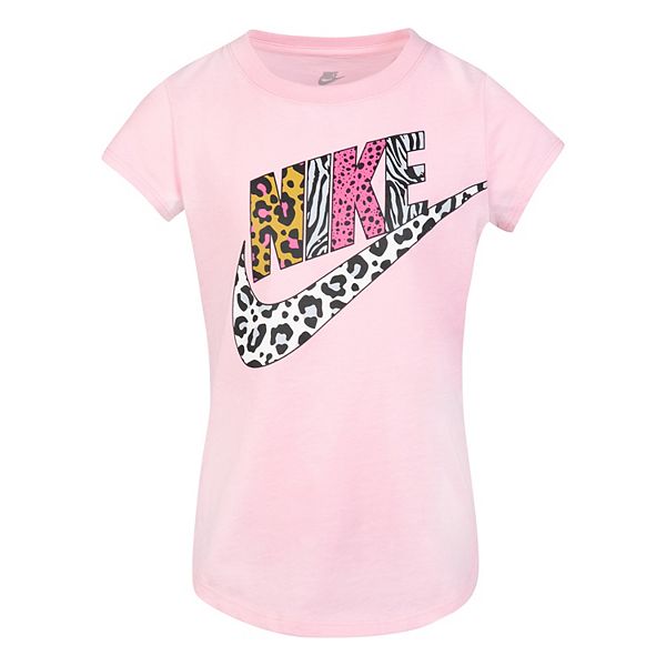 Toddler Girl Nike Futura Leopard Graphic Tee