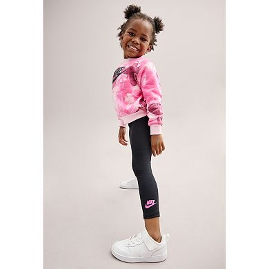 Baby & Toddler Girl Nike Sci-Dye Sweatshirt & Leggings Set
