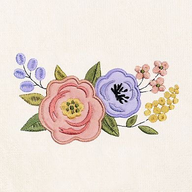 Linum Home Textiles Turkish Cotton Verano 4-piece Embellished Towel Set