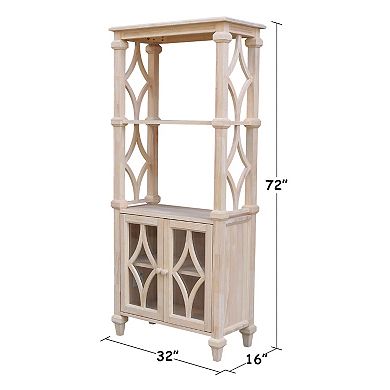 International Concepts Josephine Solid Wood Bookcase