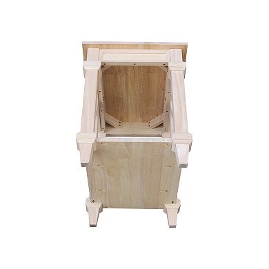 International Concepts Josephine Solid Wood End Table