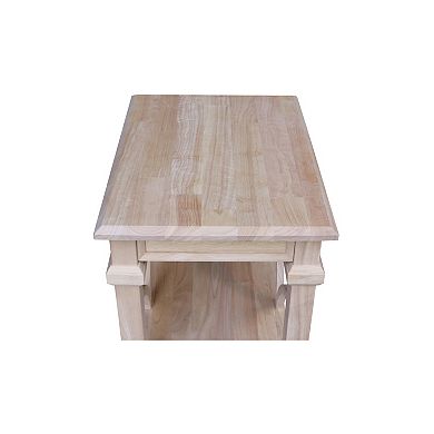 International Concepts Josephine Solid Wood End Table