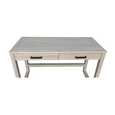 International Concepts Carson Desk with Two Drawers