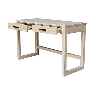 International Concepts Carson Desk with Two Drawers
