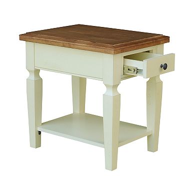 International Concepts Vista Solid Wood End Table