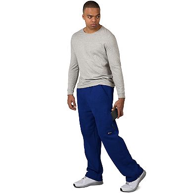 Vibes Men's Cargo Zipper Pocket Sweatpants Adjustable Bungee Cord open bottom