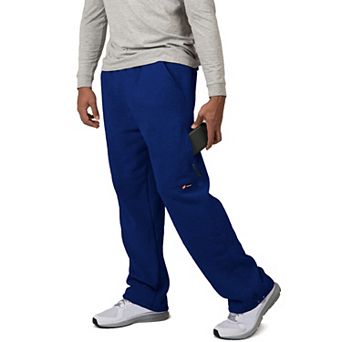 Vibes Men's Cargo Zipper Pocket Sweatpants Adjustable Bungee Cord open bottom