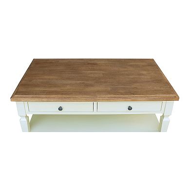 International Concepts Vista Solid Wood Coffee Table