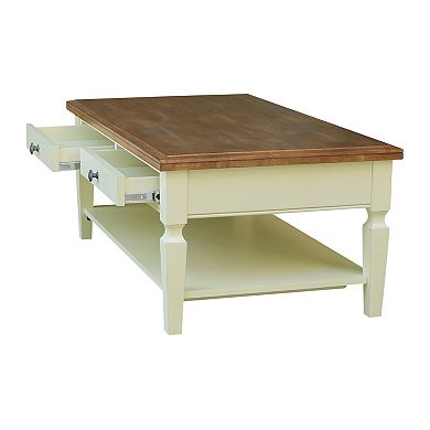 International Concepts Vista Solid Wood Coffee Table