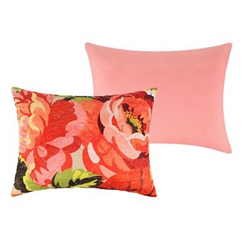 Greenland Home Senna Modern Boho Floral Quilted Pillow Sham