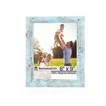 Rustic Farmhouse 6x9 Reclaimed Wood Picture Frame