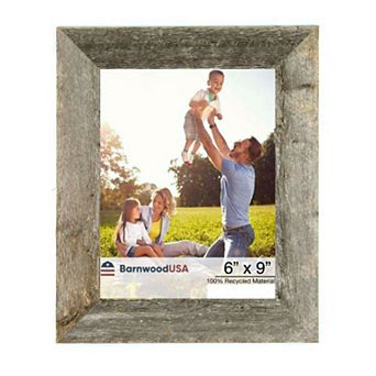 Rustic Farmhouse 6x9 Reclaimed Wood Picture Frame