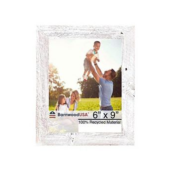 Rustic Farmhouse 6x9 Reclaimed Wood Picture Frame