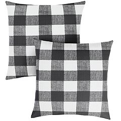 Buffalo plaid 2024 outdoor cushions