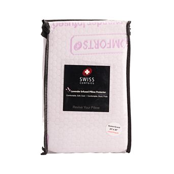 Swiss Comforts Lavender 2 pc Pillow Protector Set