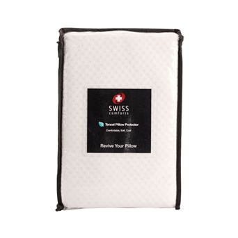 Swiss Comforts Embossed Tencel 2-pack Pillow Protector Set
