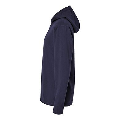 Comfortwash By Hanes Garment-dyed Jersey Hooded Long Sleeve T-shirt