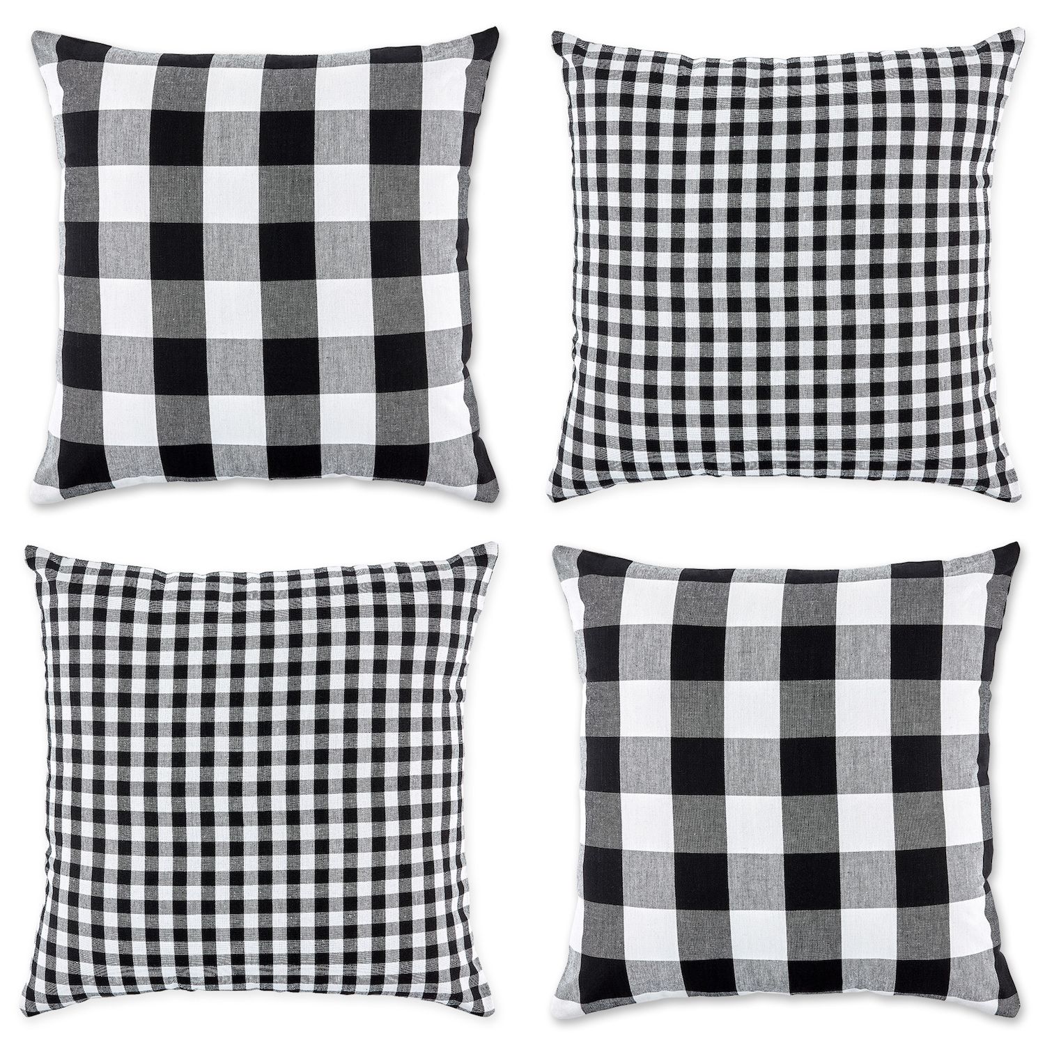 Set of 4 Blank Canvas 17x17 Throw Pillow Covers to Decorate, Plain Cases  for DIY Crafts, Living Room, Modern Home Decor
