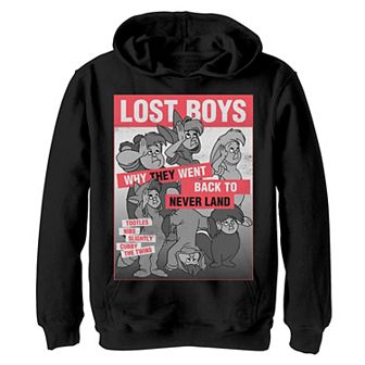 Disney's Peter Pan Boys 8-20 Lost Boys Magazine Graphic Hoodie
