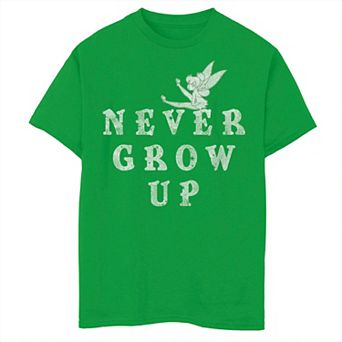 Disney's Peter Pan Boys 8-20 Never Grow Up Graphic Tee