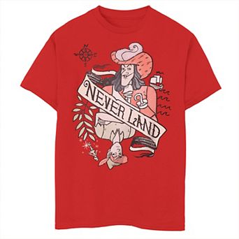 Disney's Peter Pan Boys 8-20 Captain Hook Never Land Graphic Tee