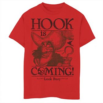Disney's Peter Pan Boys 8-20 Hook Is Coming Graphic Tee