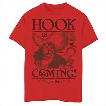 Disney's Peter Pan Boys 8-20 Hook Is Coming Graphic Tee