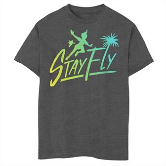 Disney's Peter Pan Boys 8-20 Stay Fly Gradient Silhouette Graphic Tee