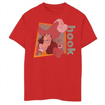 Disney's Peter Pan Boys 8-20 Retro Captain Hook Smirking Graphic Tee